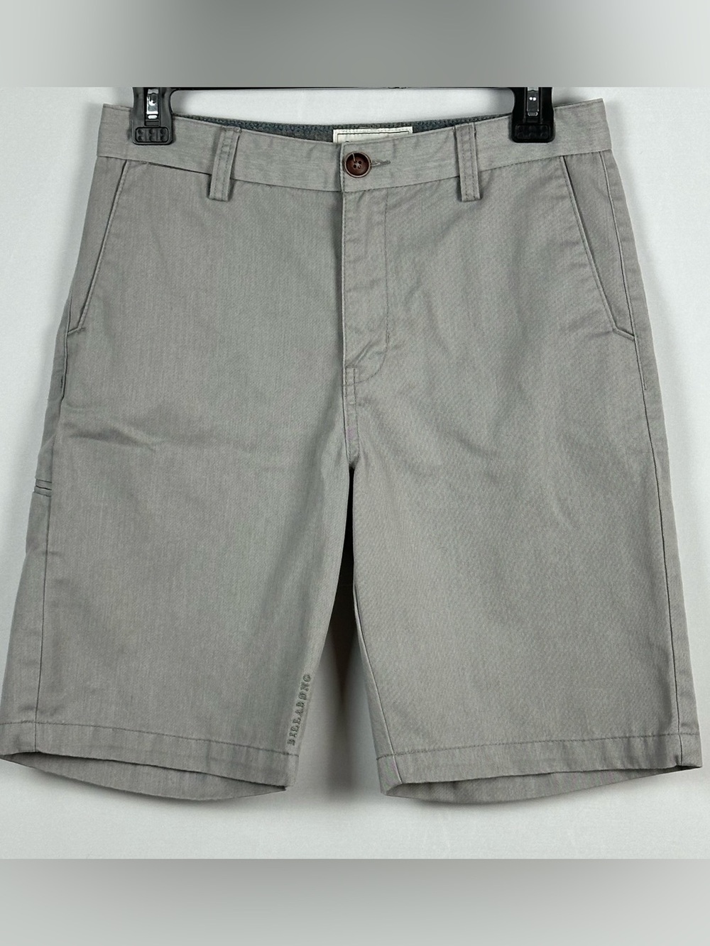 BILLABONG boy's Carter Chino Walkshorts in gray - size 27